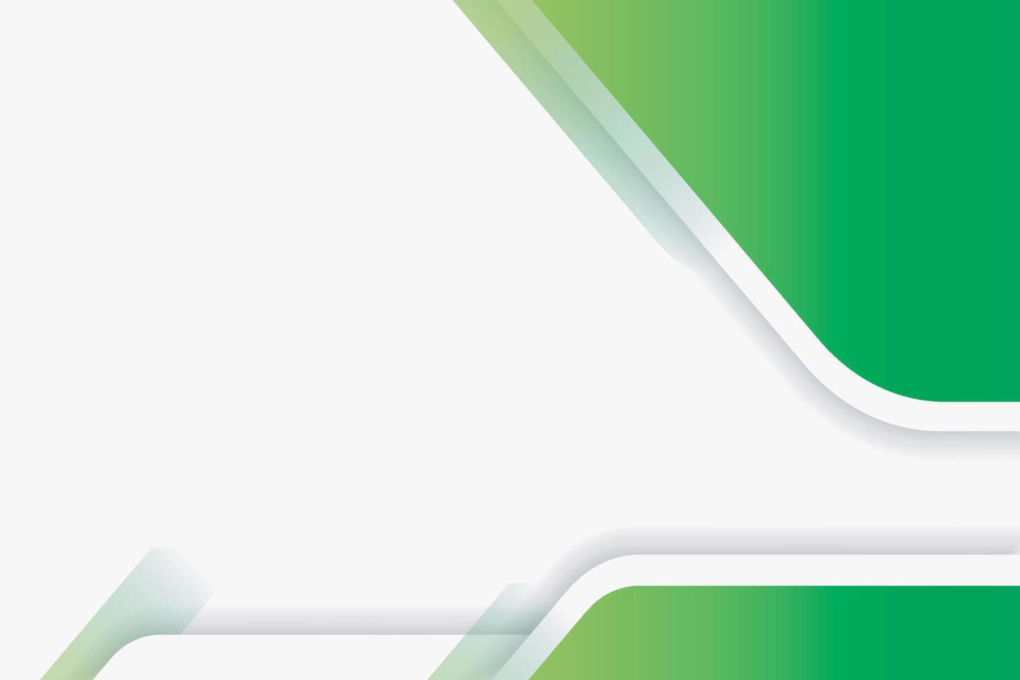 green border background with text space in horizontal frame vector