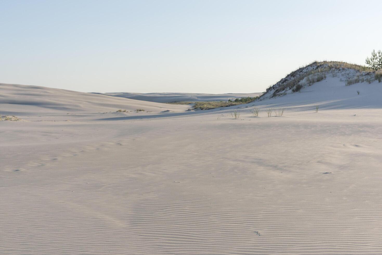 A large white sand dune photo
