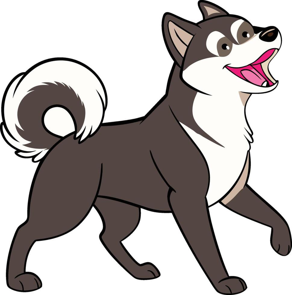 A dog design art vector