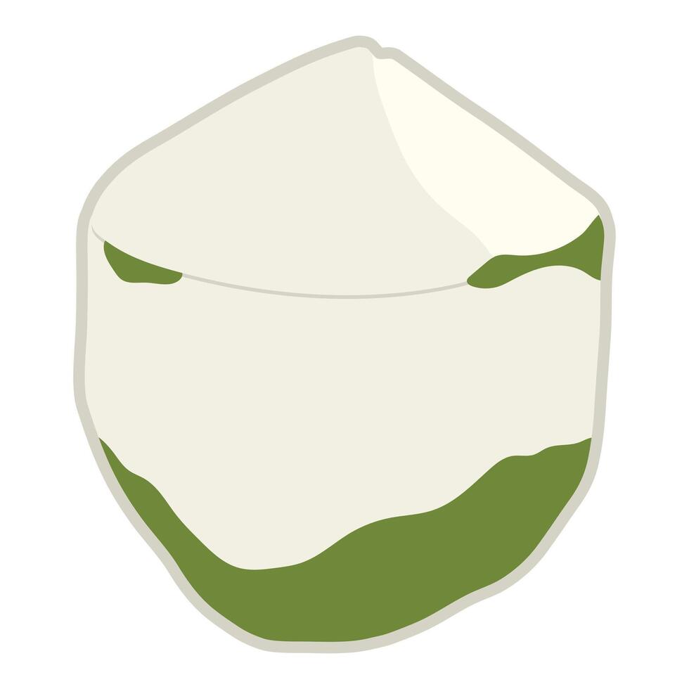 Isolate coconut stickers, labels, logos, tags, sign for holiday, travel and vacation. vector