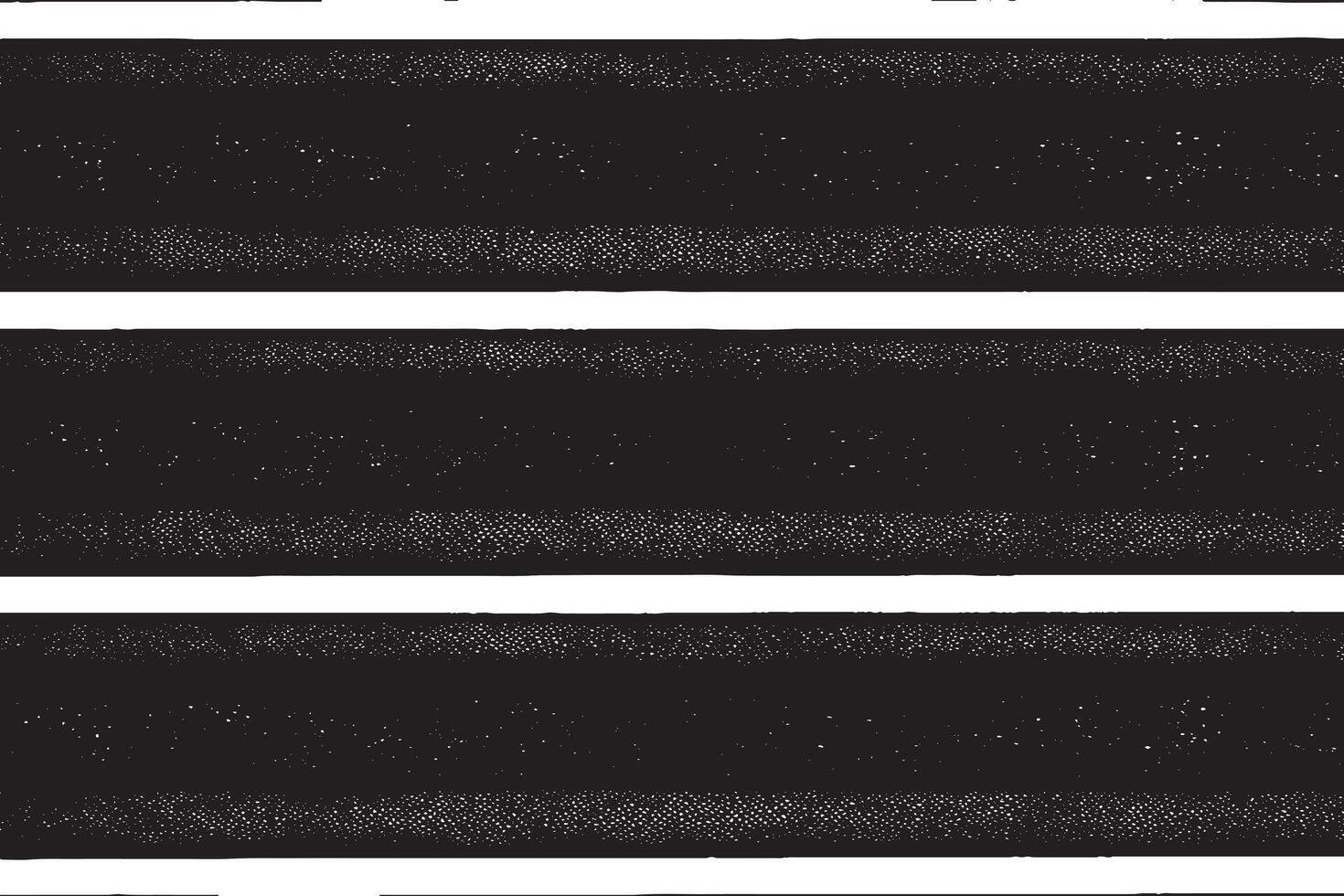 High-resolution grunge halftone black brush stripes with a distressed texture. Ideal for banners, overlays, web backgrounds, or design elements in posters, flyers, and print projects vector
