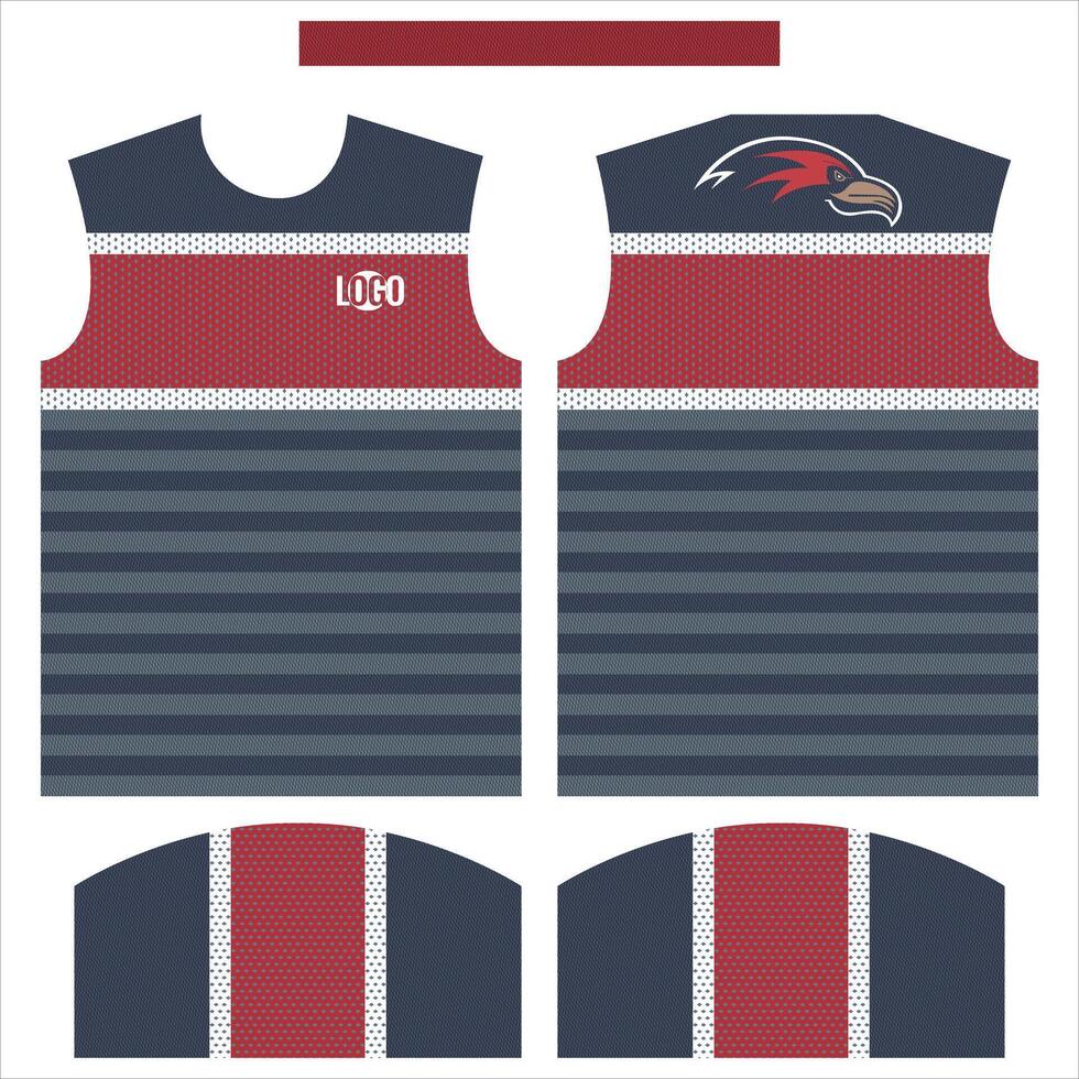 Sport Jersey Design Template vector