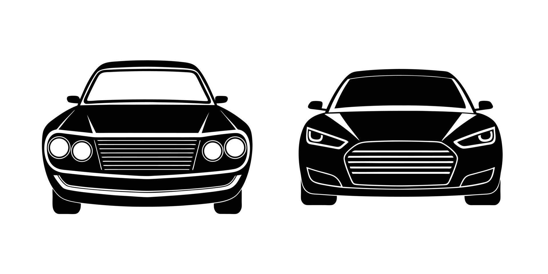 Futuristic Supercar Outline vector