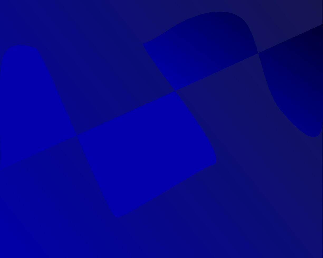 Abstract Dark Blue Gradient Wave Background vector