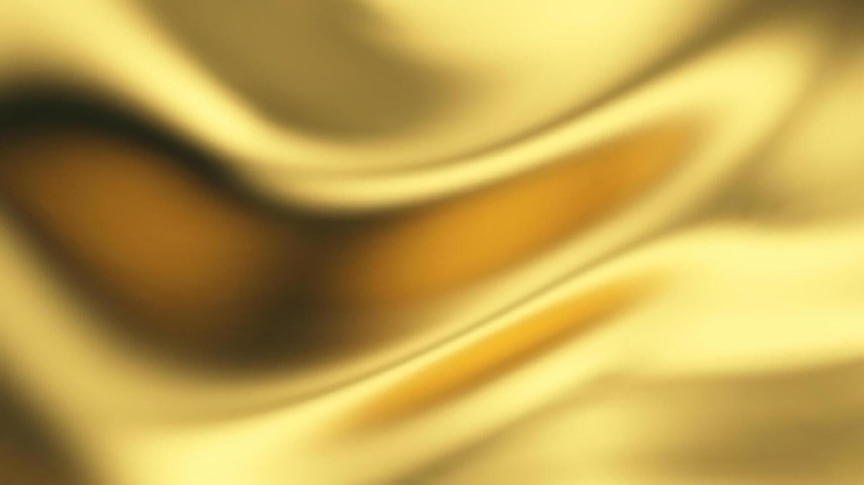 Gold silk wave background with liquid golden satin for luxury fabric pattern. Abstract smooth flag design with yellow cloth material in 3d ribbon . Premium wedding drapery with shiny velvet. vector