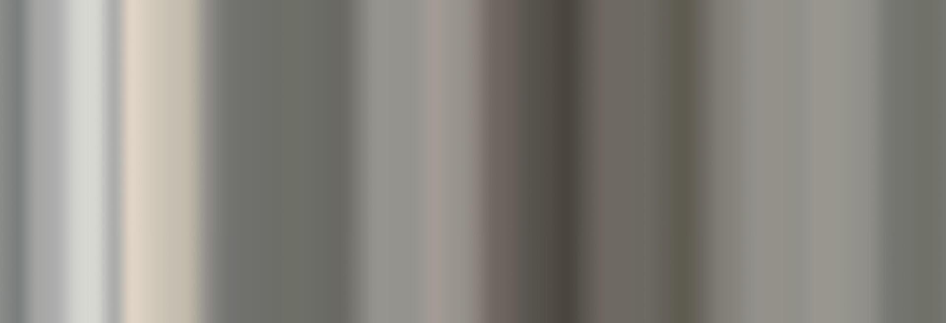 Mirror metal gradient with silver background and steel foil. Chrome glass and steal textures for glossy shine. Abstract surface with sheen and light by design and subtle pattern. vector