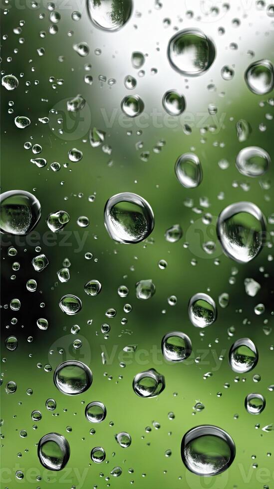 Raindrops on the window photo