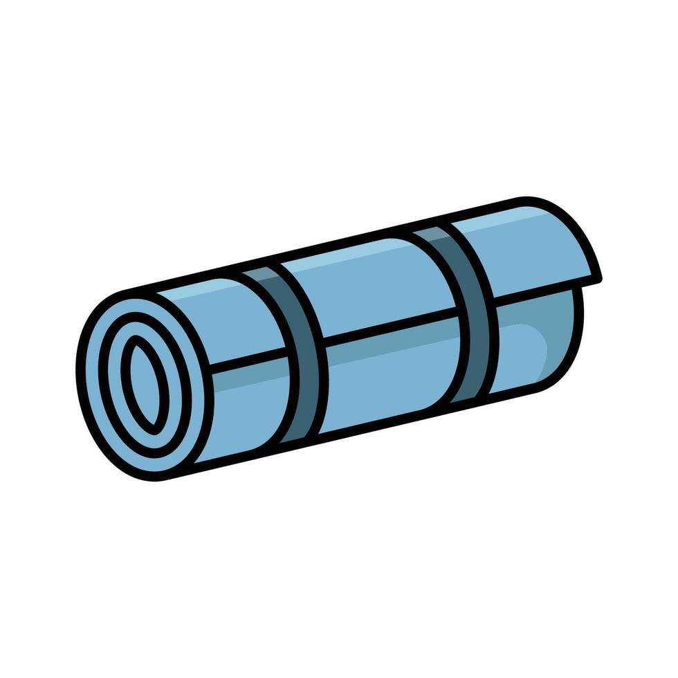 Exercise Mat Icon Pack vector