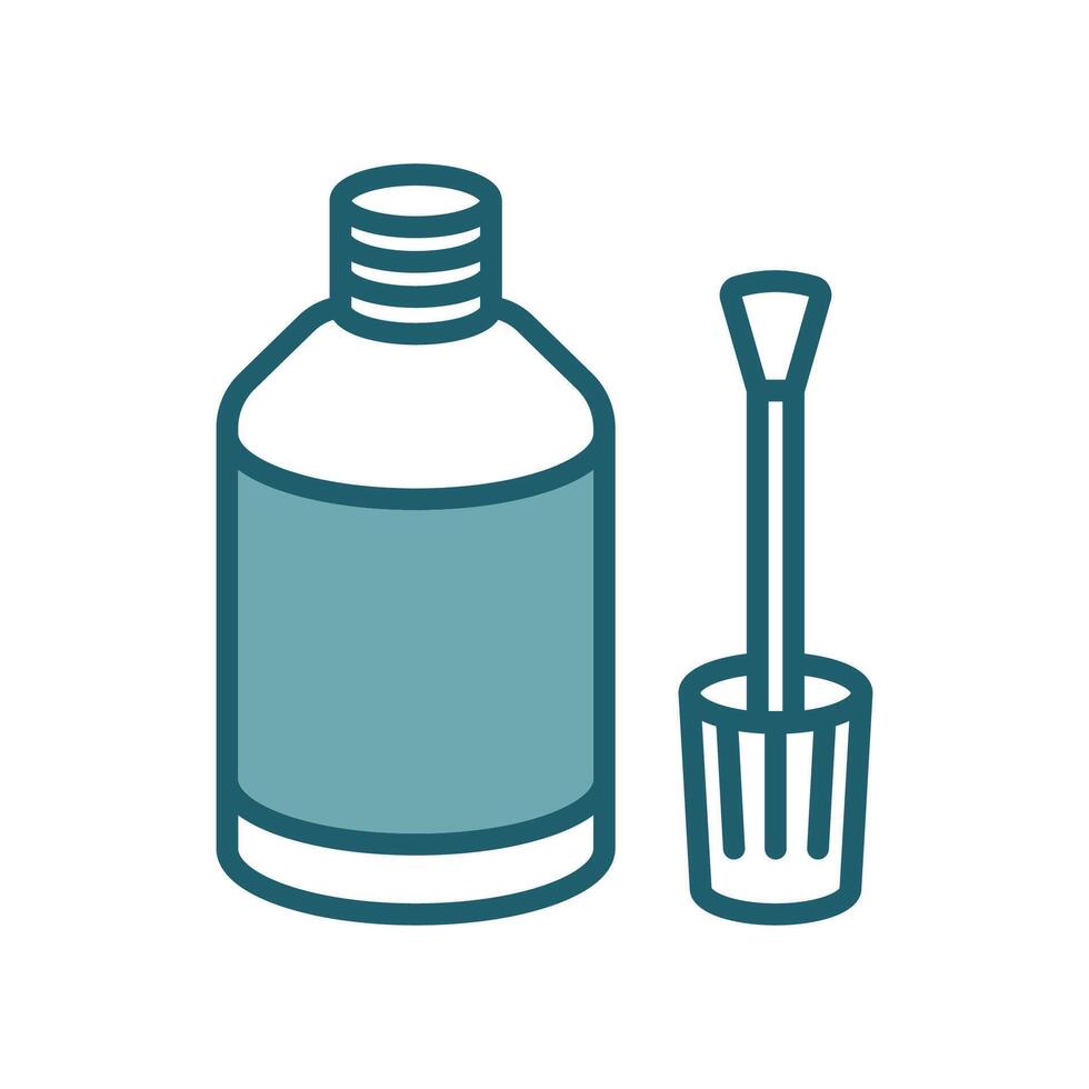 Correction Tape vs Fluid Icon vector