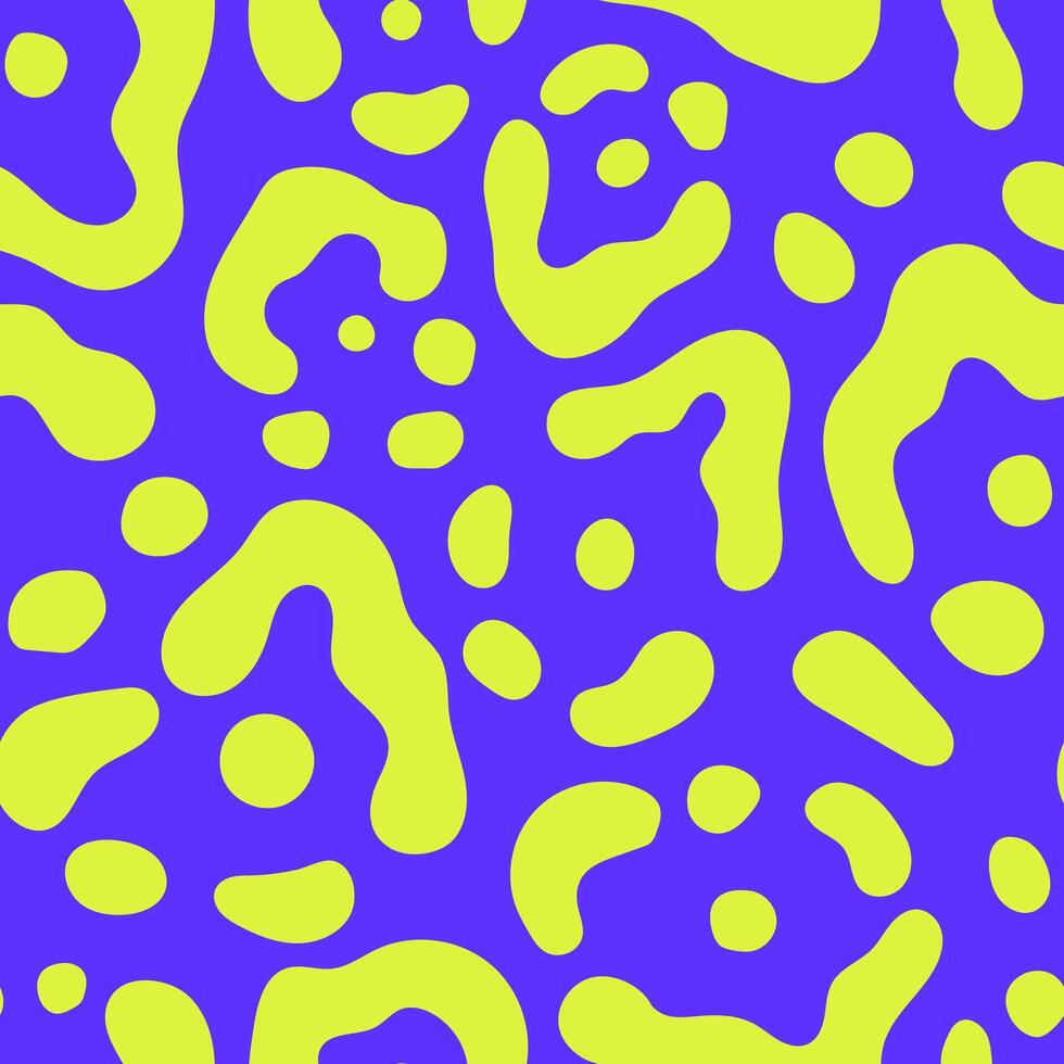 Acid Leopard Fur Seamless Pattern vector