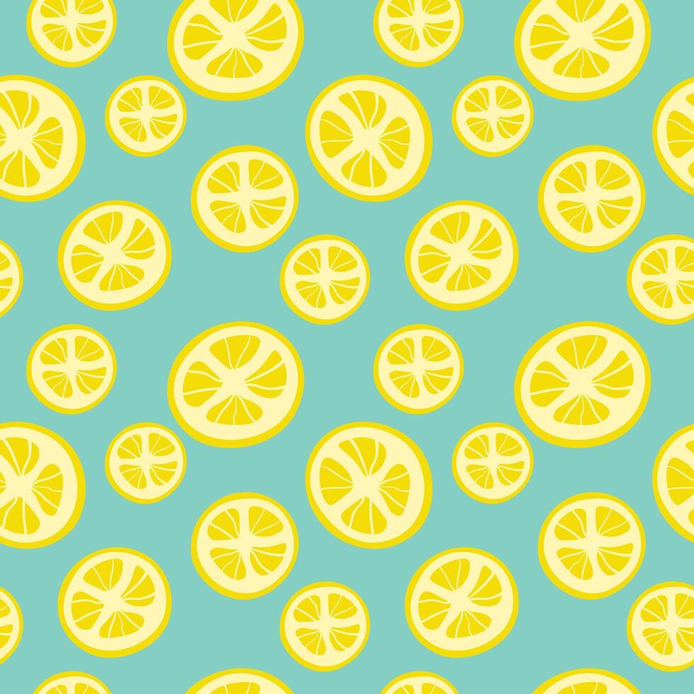Citrus fruits seamless pattern. Repeating background with lime, bergamot, citron for packaging, textile, print, template, card. Decorative ornament hand drawn vector