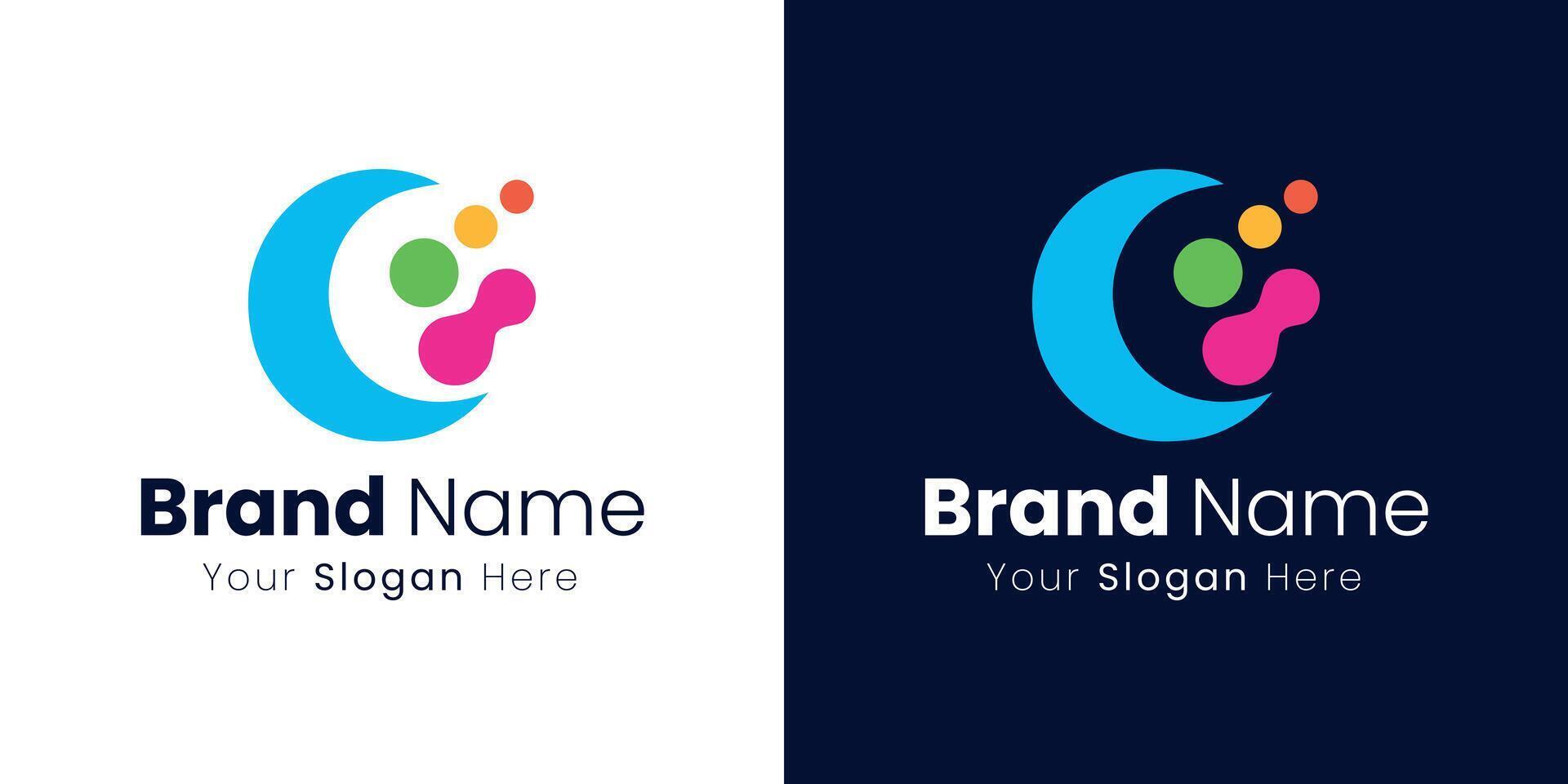 Creative and Professional Modern Abstract Logo Design for Business and Company Branding vector