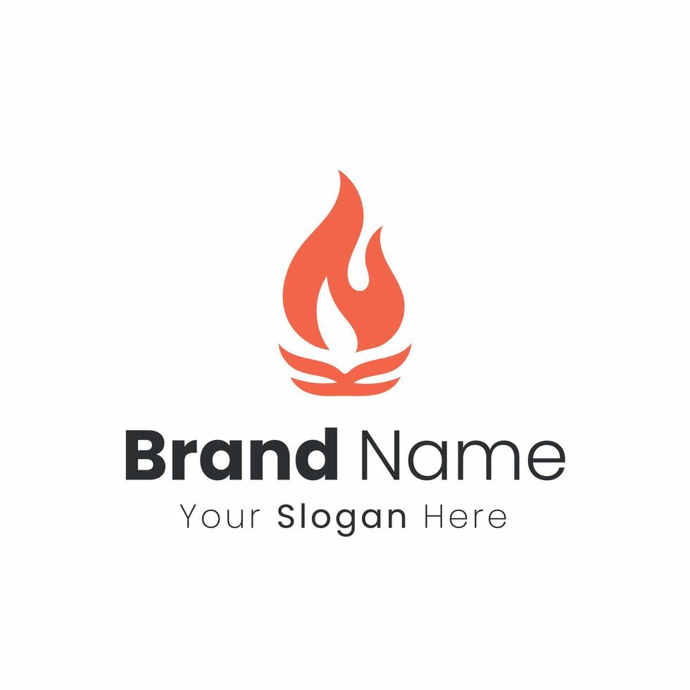 Modern Flames Creative Identity A Fiery Spark Inspiring Future Growth Designs vector