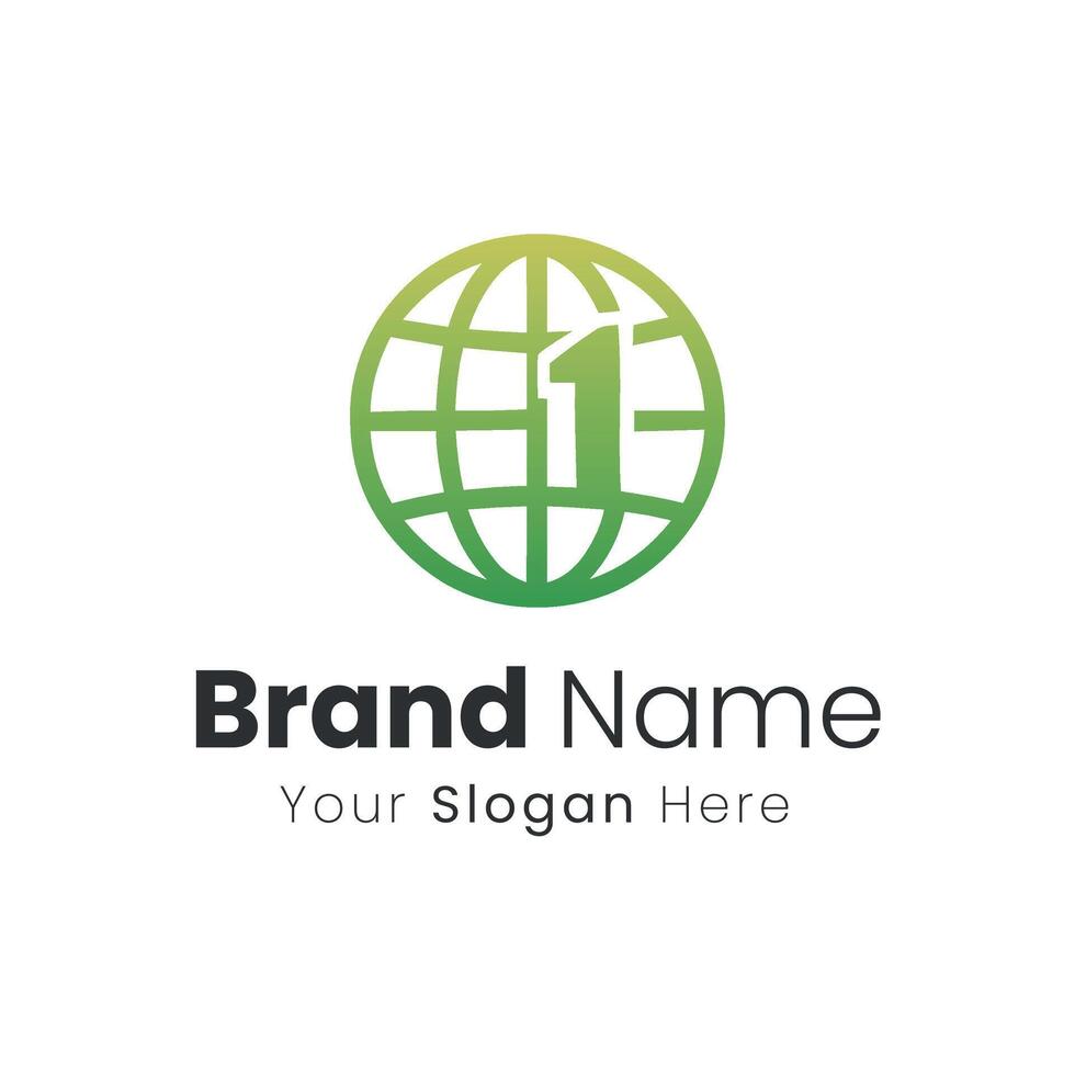 Global Digital Network Connecting the World with Digital Solutions and Logo Design vector