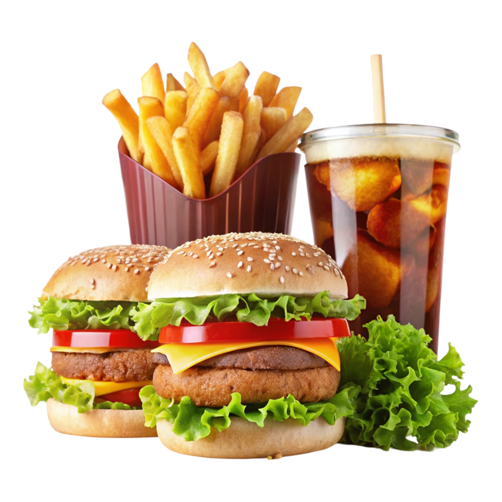 concept of fast food png
