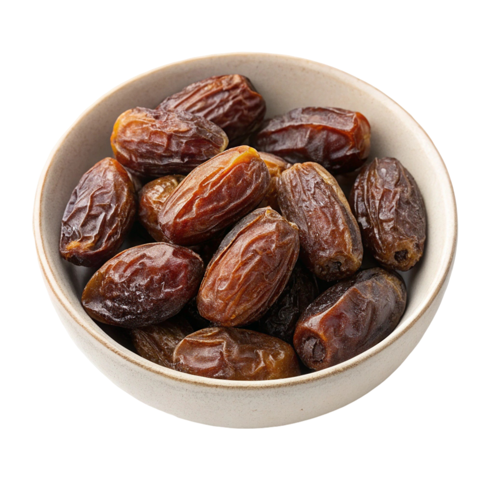 bowl with dried dates png