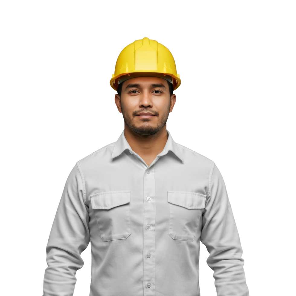 Construction worker on transparent background png