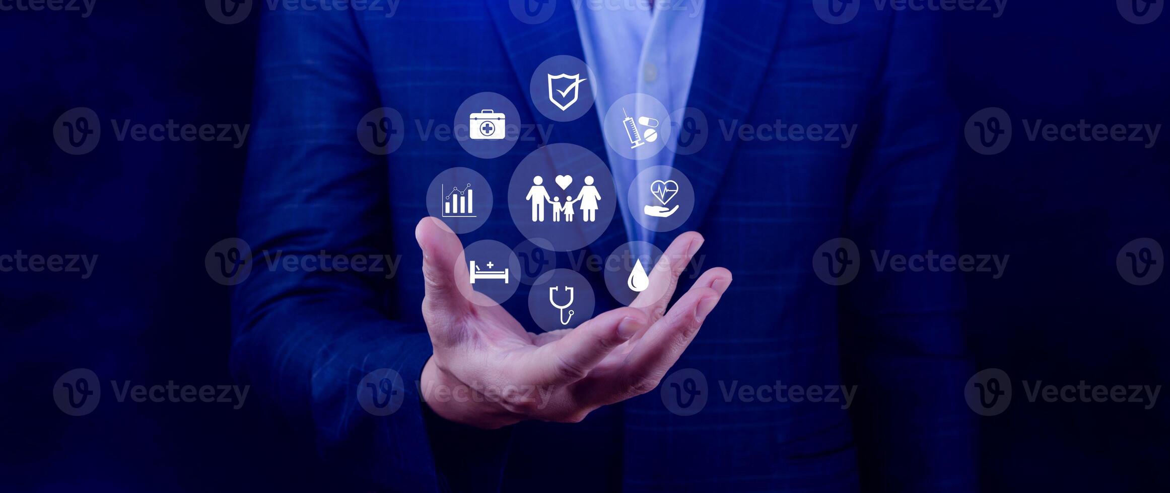 Health Insurance and medical care concept, medical care, health insurance, medication, healthcare services, protection, insurance coverage financial concept. medicals photo