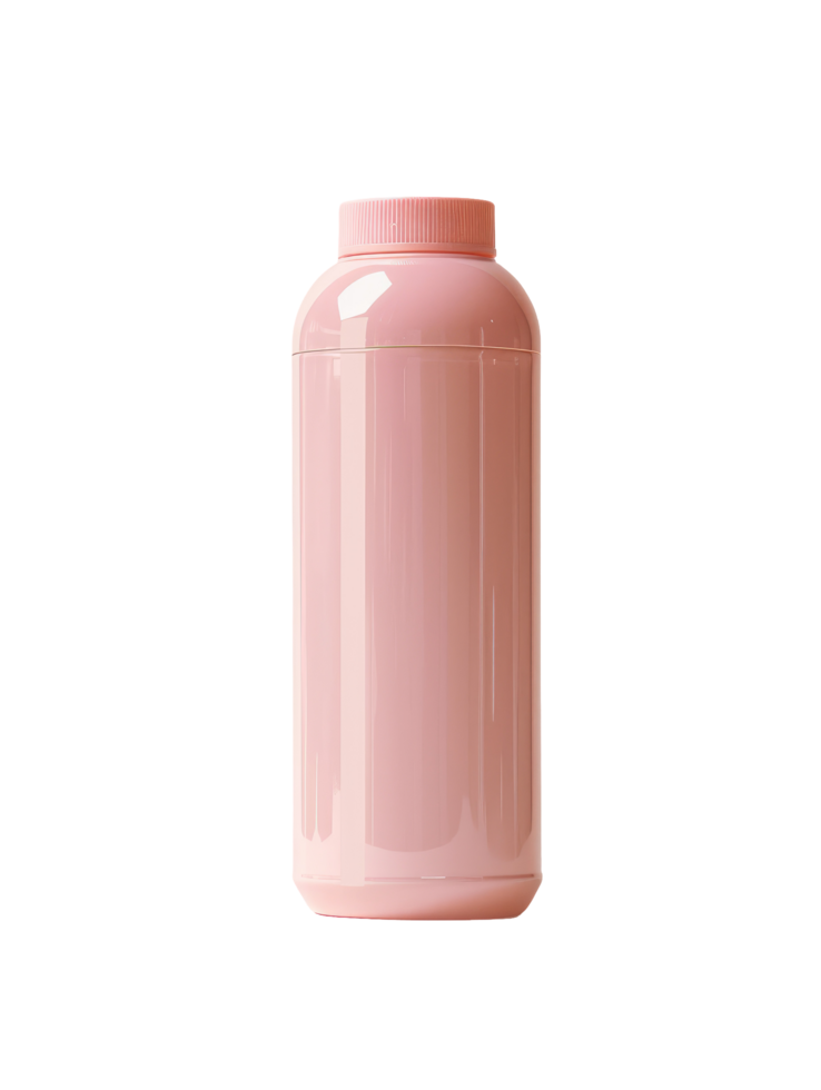 Pink Bottle. Isolated. Design Element. Product Packaging Concept. png