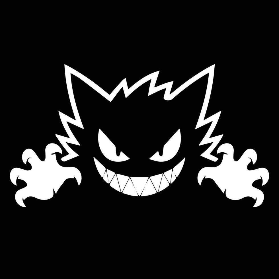 Haunter's Spooky Silhouette vector