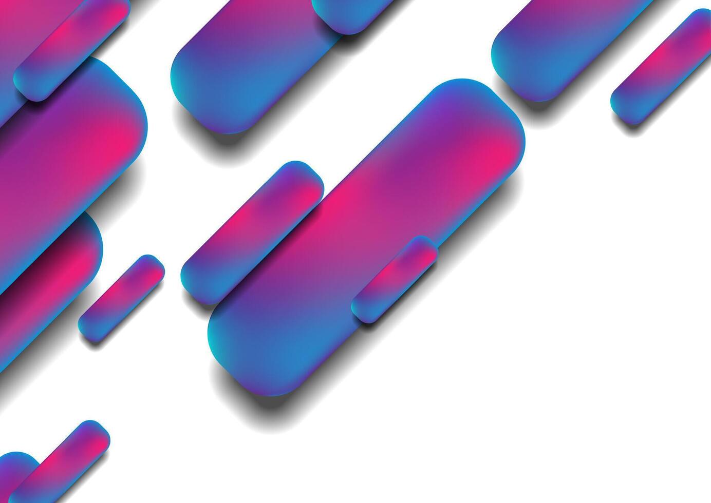 Blue purple shapes abstract geometric background vector