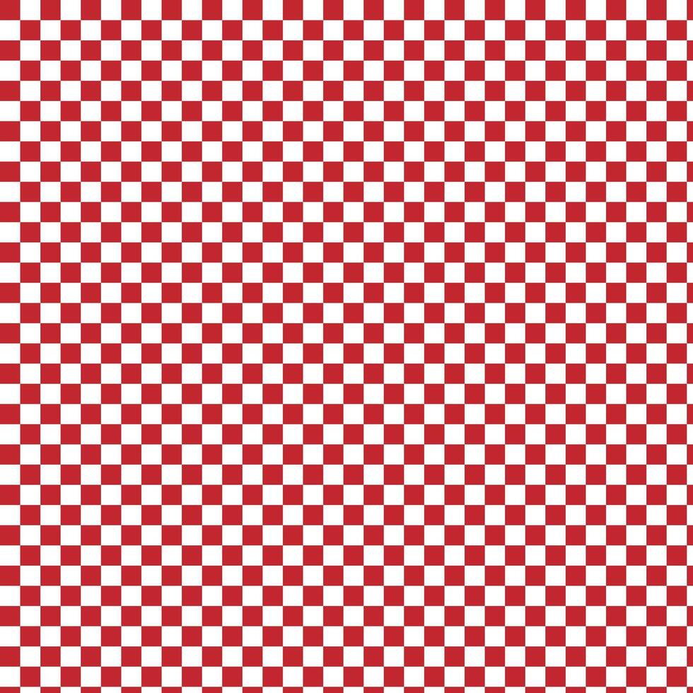 A red and white checkered pattern vector