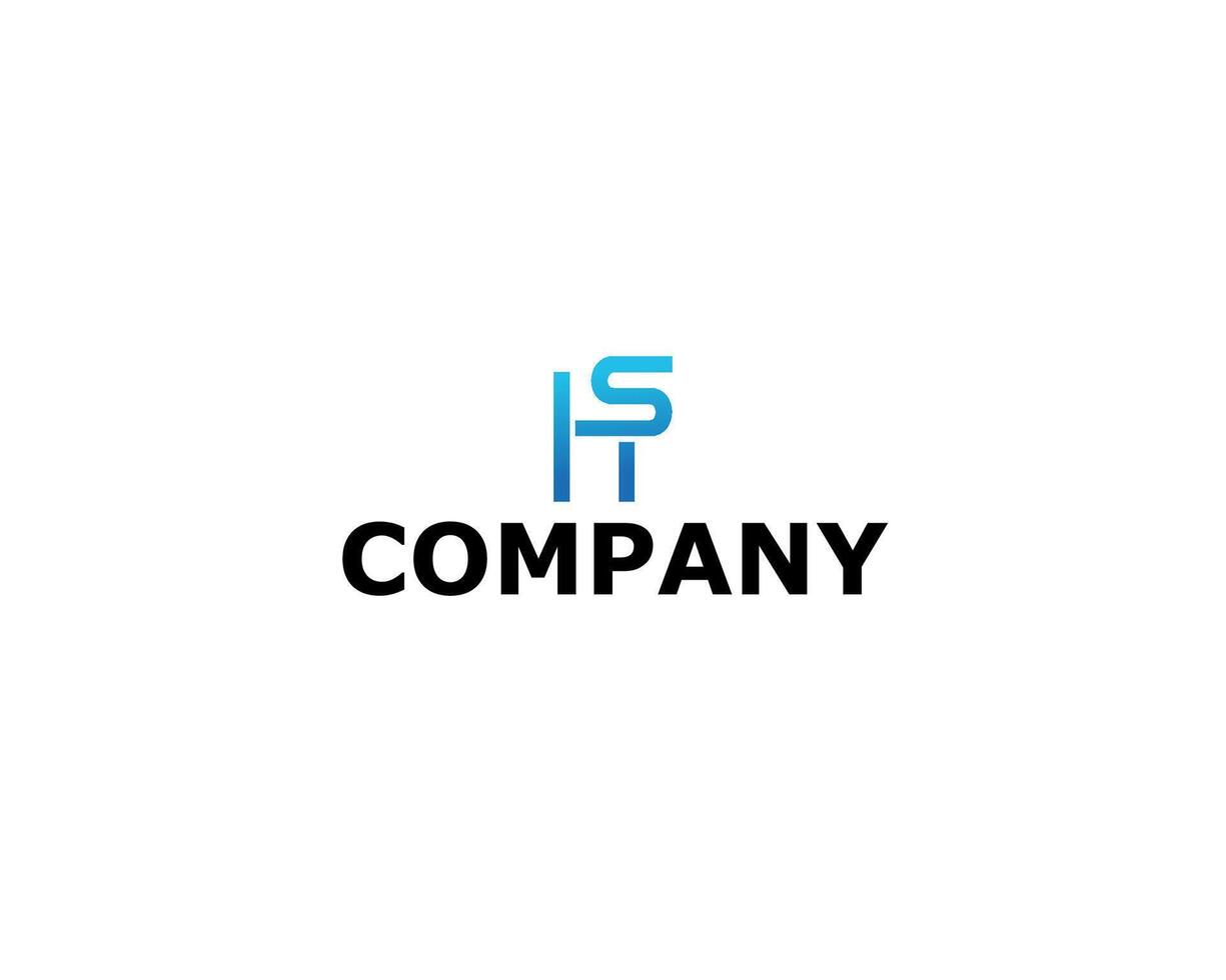 Logo Letter Initial H S For your Company Simple vector