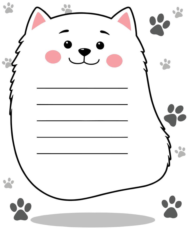 Cute blank paper notes. Stationery organizer set. Scrapbook notes and memo schedule .Printable planner stickers. To Do List sticky note pad vector