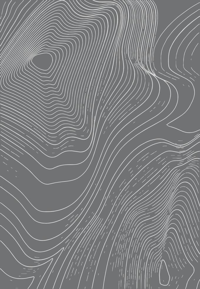 topographic lines shades of white and black, abstract background, geometric grey vector