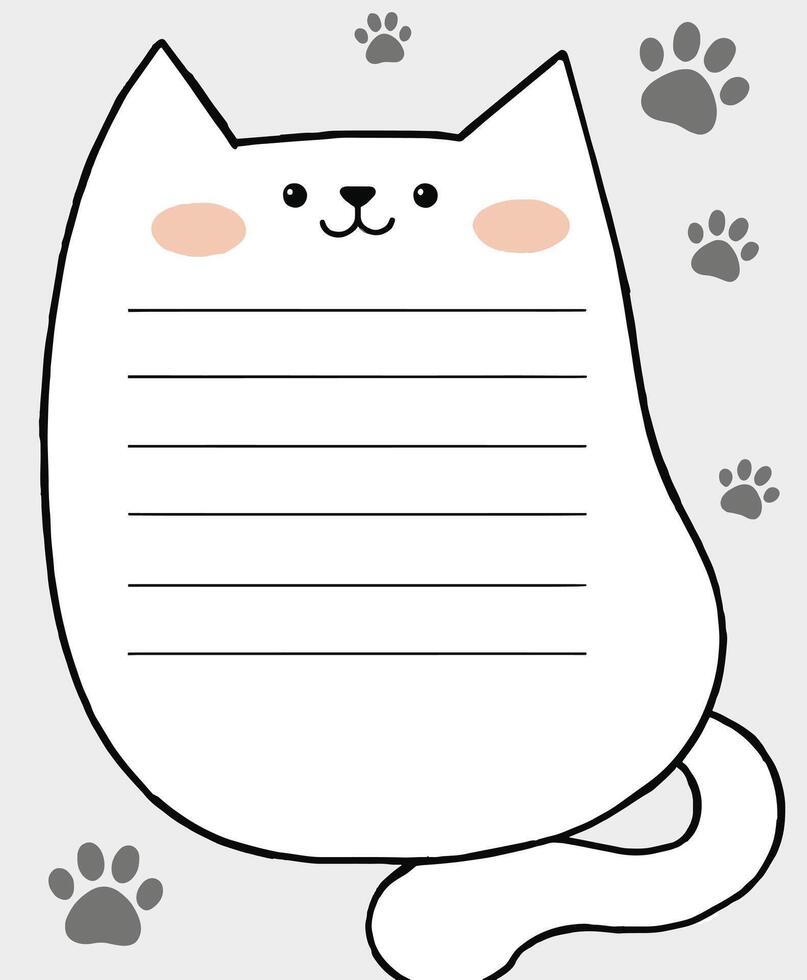 Cute blank paper notes. Stationery organizer set. Scrapbook notes and memo schedule .Printable planner stickers. To Do List sticky note vector