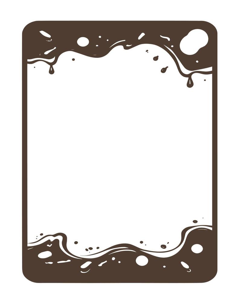illustration of a frame dripping effect , phone frame , social media frame vector