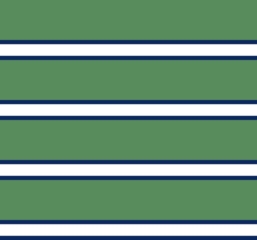 Seamless pattern of horizontal green and navy stripes. vector