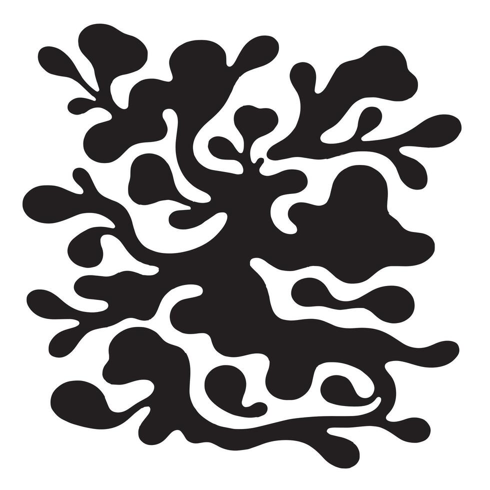 illustration of an abstract background with a splash effect fluid vector