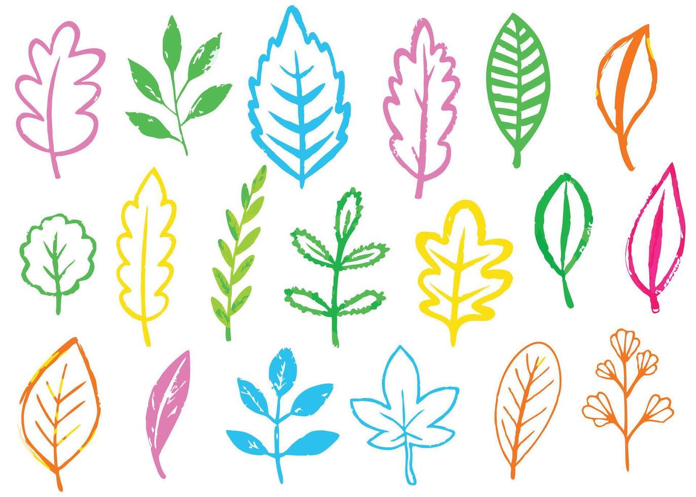 Seamless colorful floral pattern with leaves, a natural and vibrant design element for spring and summer decorations vector