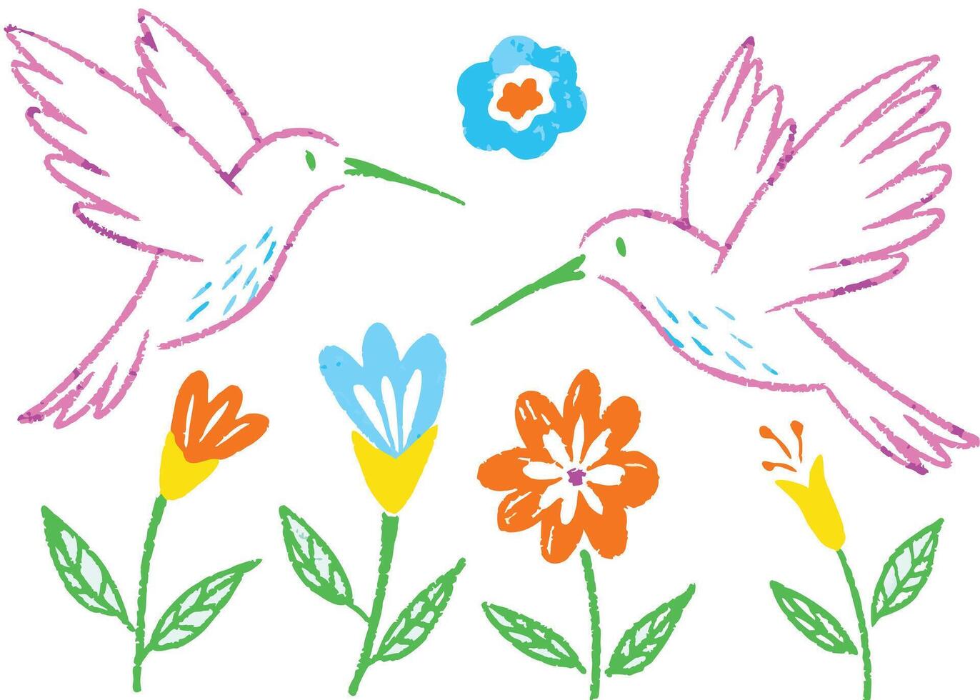 Blooming nature illustration a charming bird with floral patterns and butterflies vector