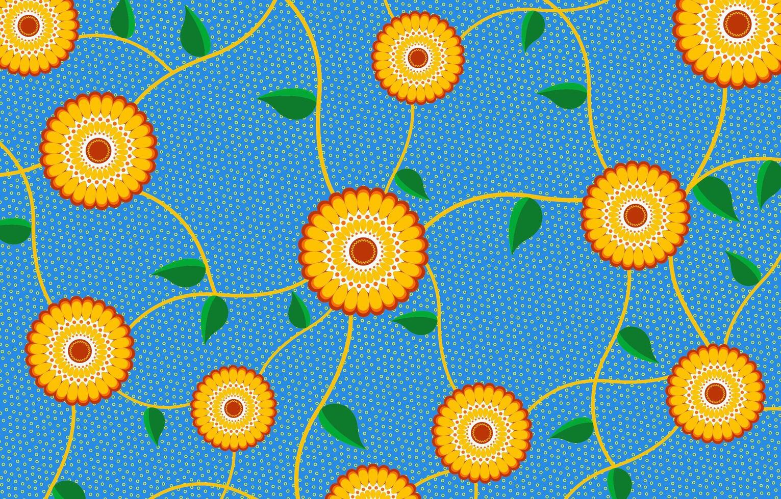 African Print fabric, Ethnic handmade textile for your design, Afro Ethnic flowers and tribal motifs geometric elements. texture, Africa ornament pattern vector