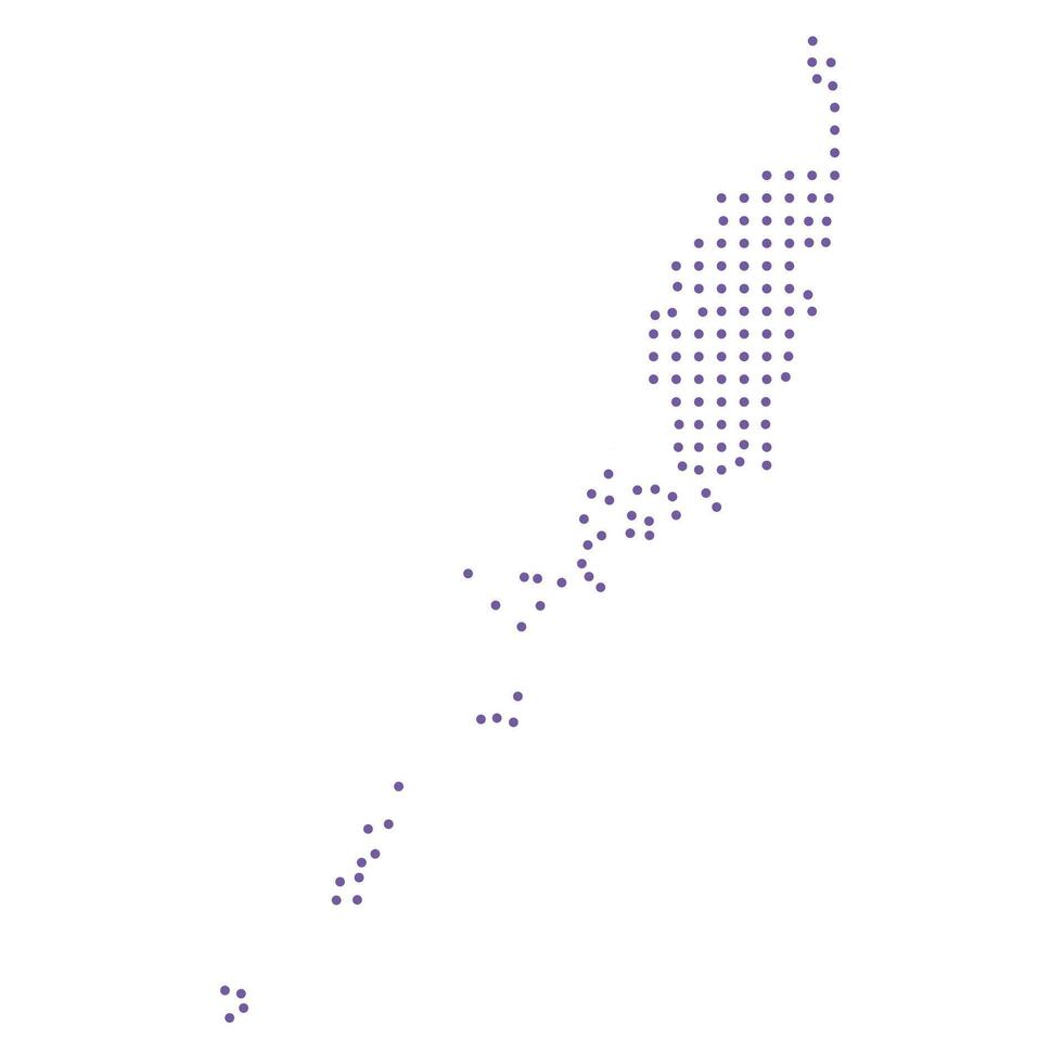Palau map dotted pattern design purple circle vector