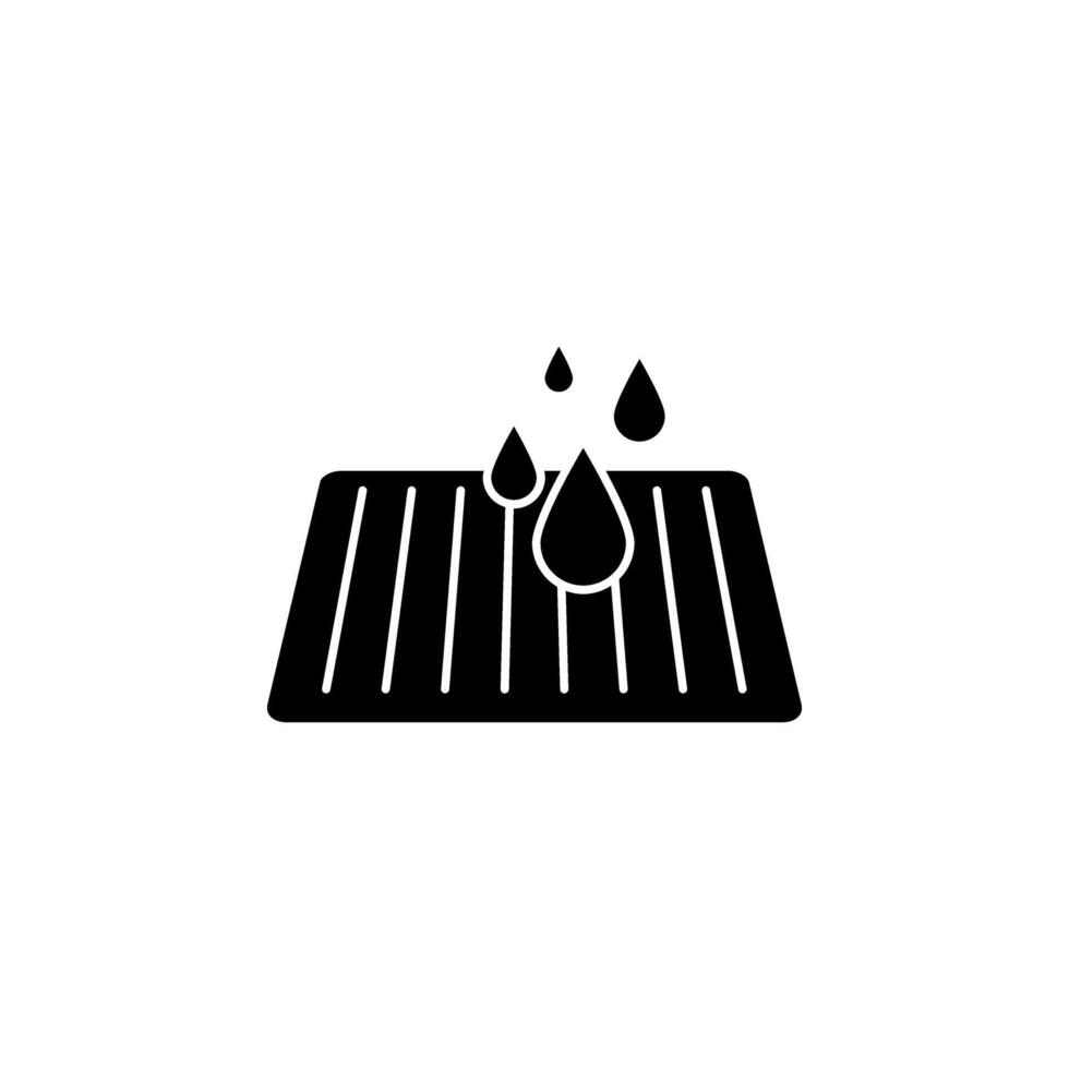 Drain icon. drainage illustration on white background. vector