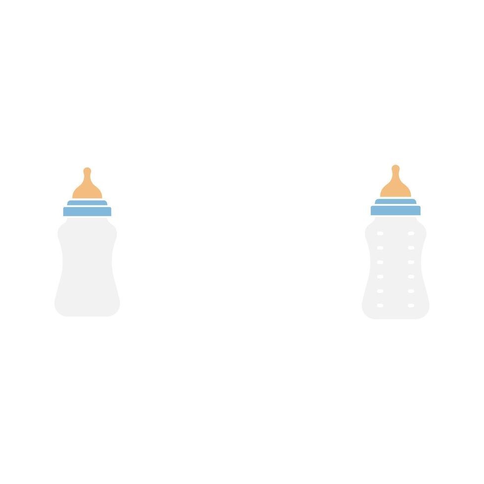 Baby bottle icon set. for mobile concept and web design. illustration vector