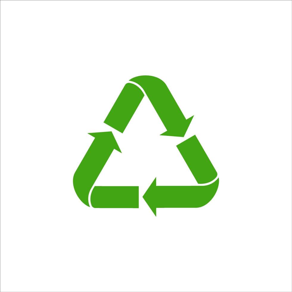 Recycle sign illustration, Set of packaging products symbols, packaging labels, information sign of recycling, cycle green symbols, Recycle icon symbol, Recycling and rotation arrow icon pack. vector