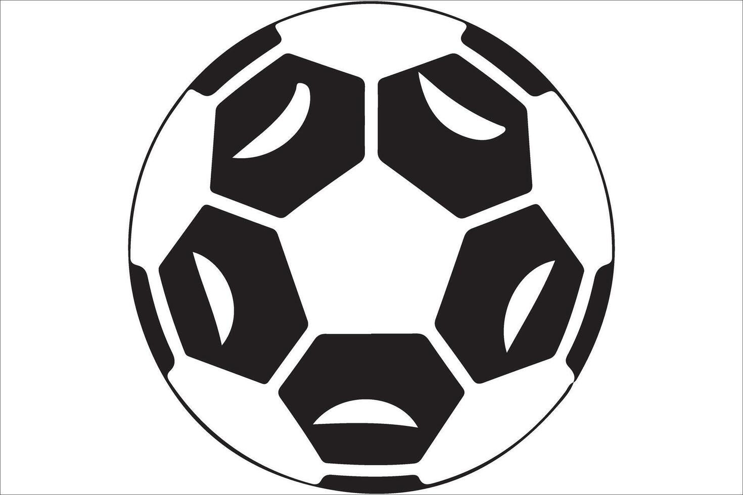 Soccer ball clip art vector