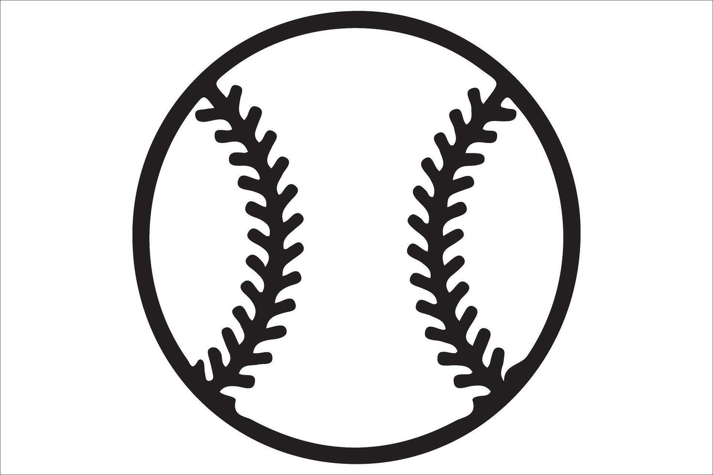 Baseball ball clip art vector