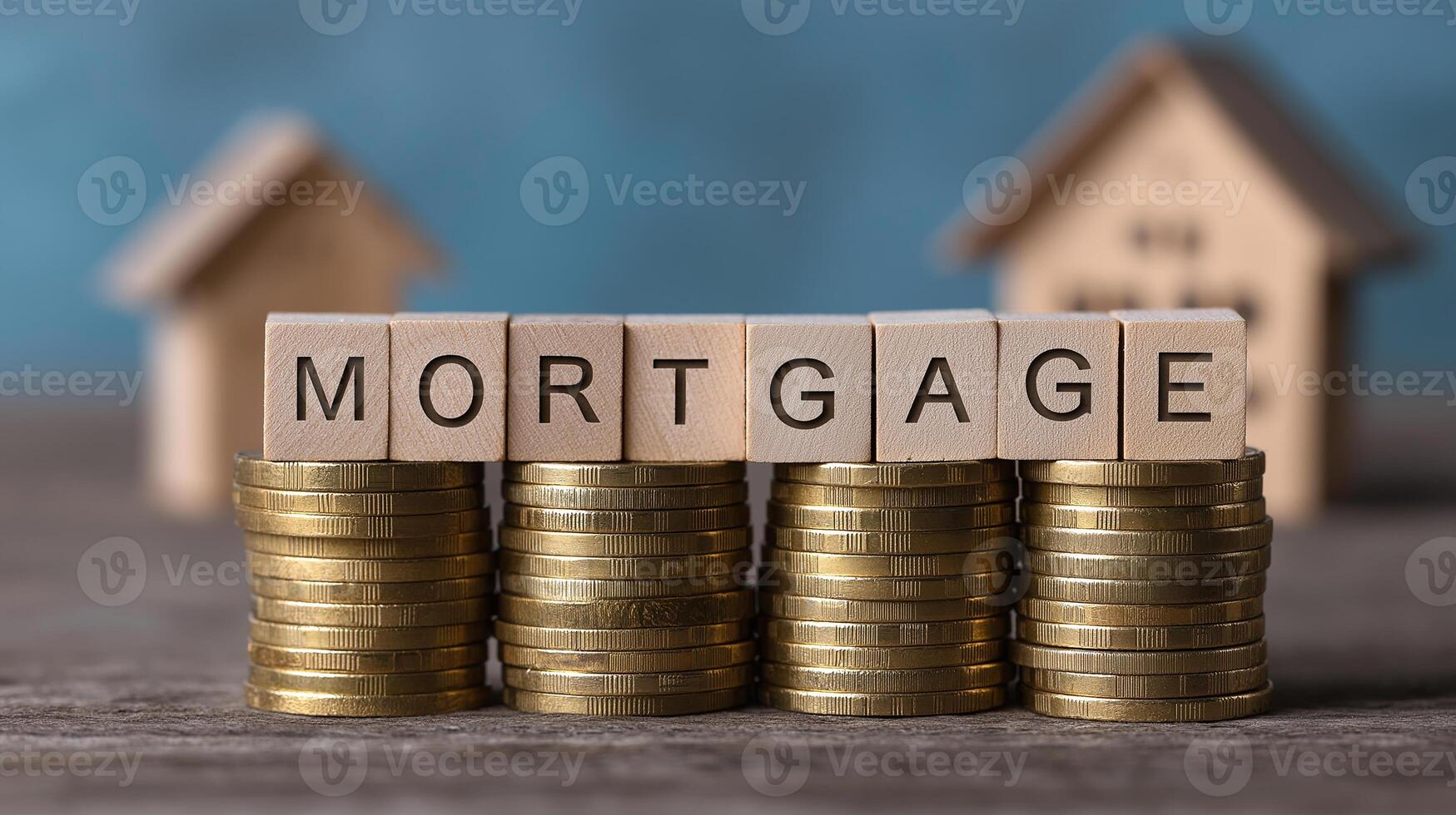 Mortgage Essentials for Home Ownership with Financial Planning and Loan. Real Estate Financing, Interest Rates and Property Investment. photo
