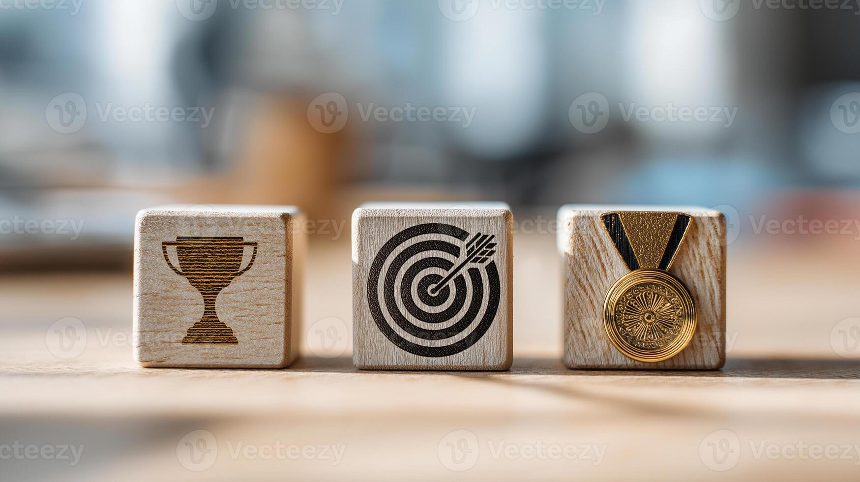 Employee Excellence With Award, Goal Achievement and Star Performance, Featuring Top Worker, Sales Target Success and Best Employee of the Month Themes photo