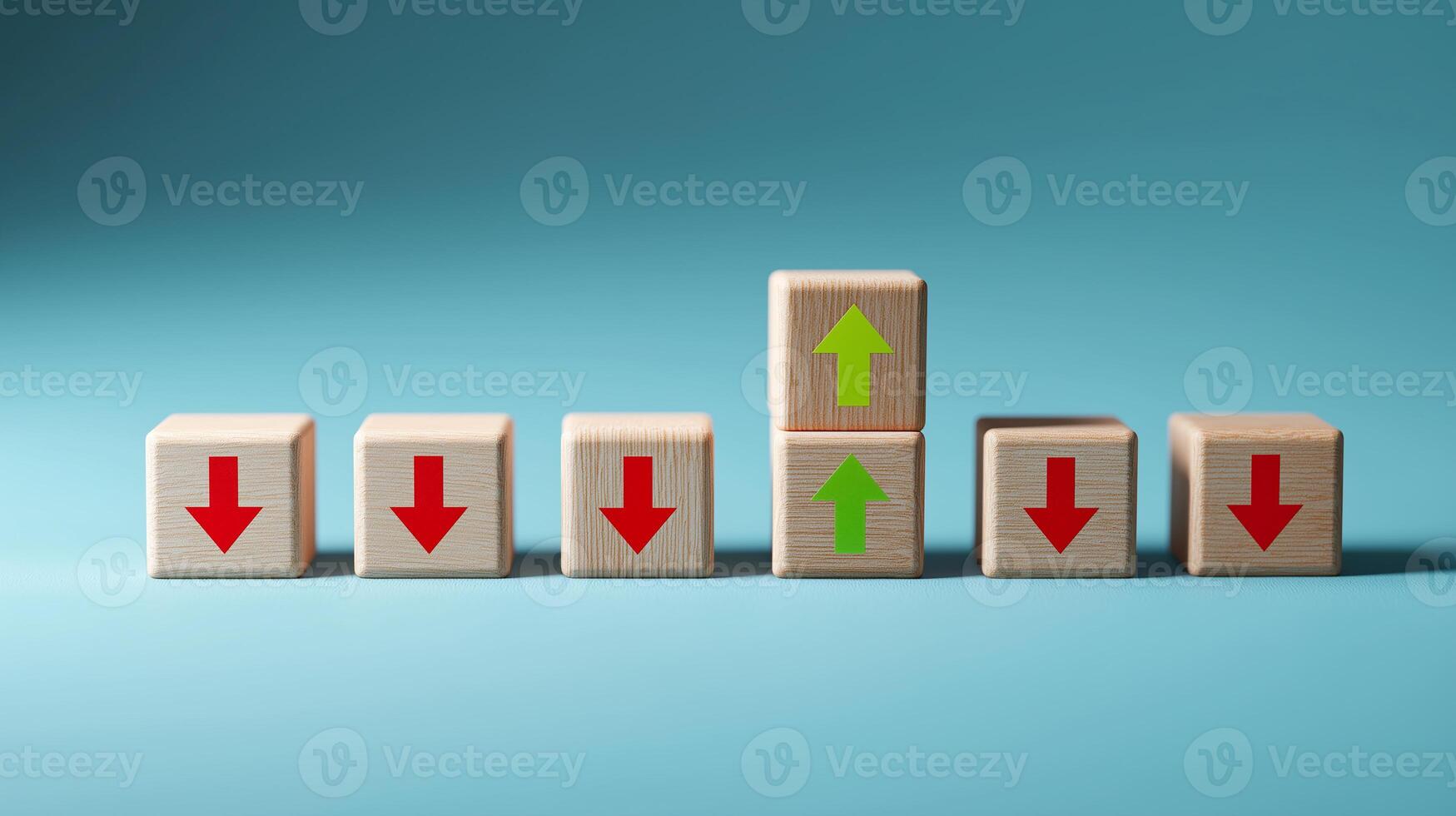 Upward Arrows Representing Company or Individual Development and Correct Work. To Success and Growth Strategies for Overcoming Challenges and Achieving Goals. Business Cubes photo