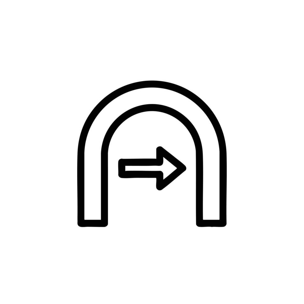 API Gateway Management Outline Icon vector