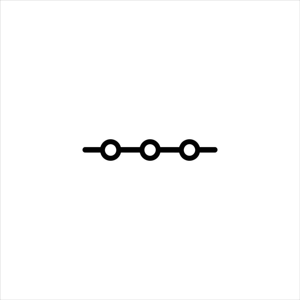 Linear Timeline With Event Markers vector