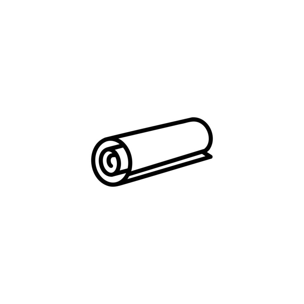 Rolled Blueprint Urban Plan Scroll vector