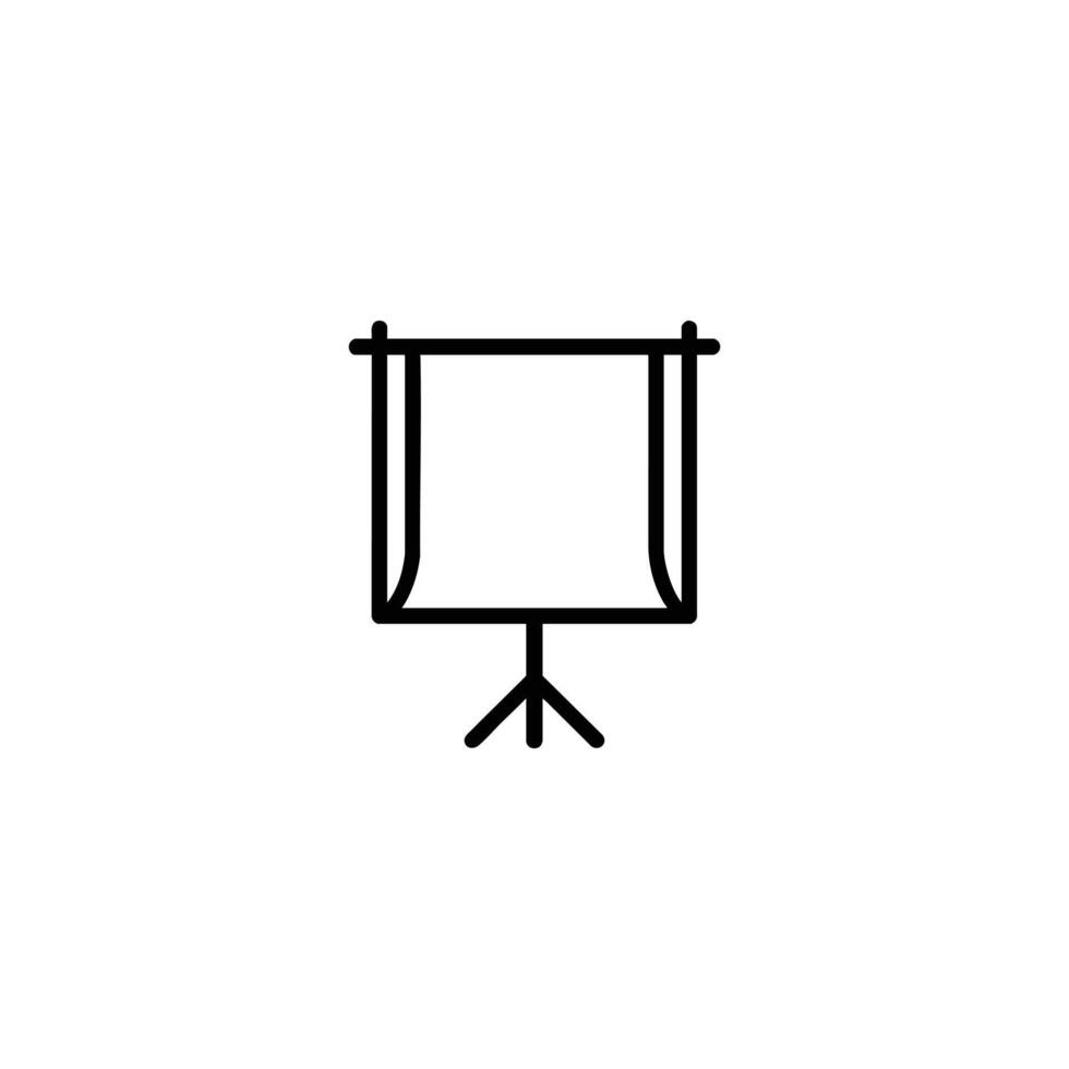 Studio Photography Backdrop Stand Frame vector