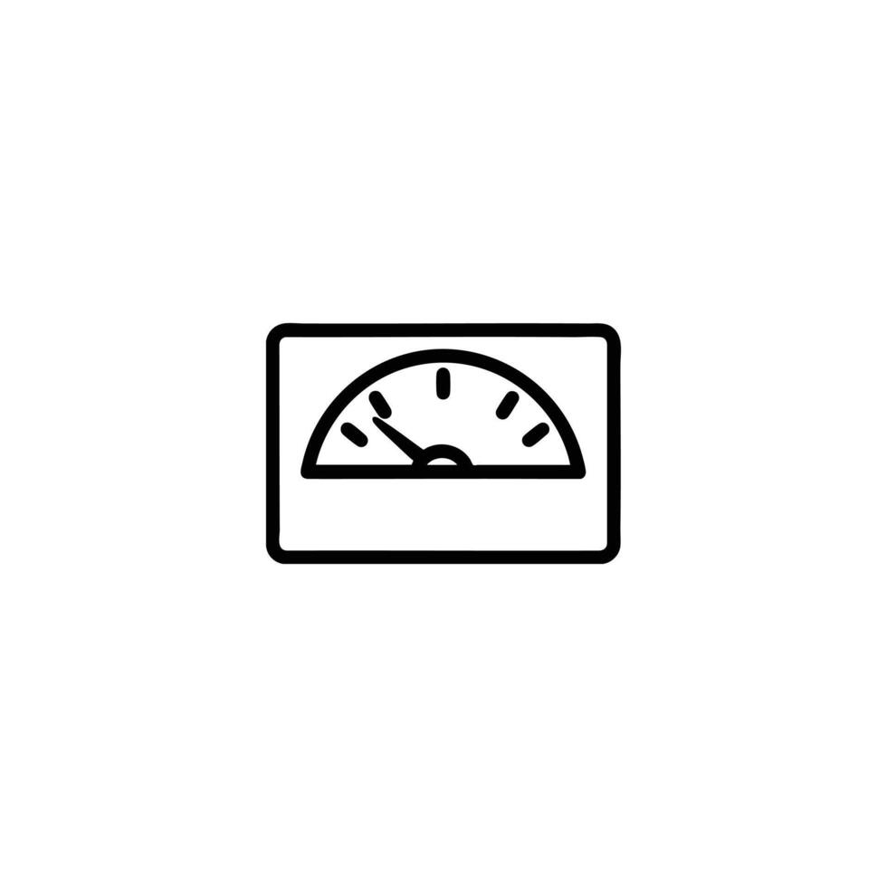 Analog VU Meter Needle Display vector